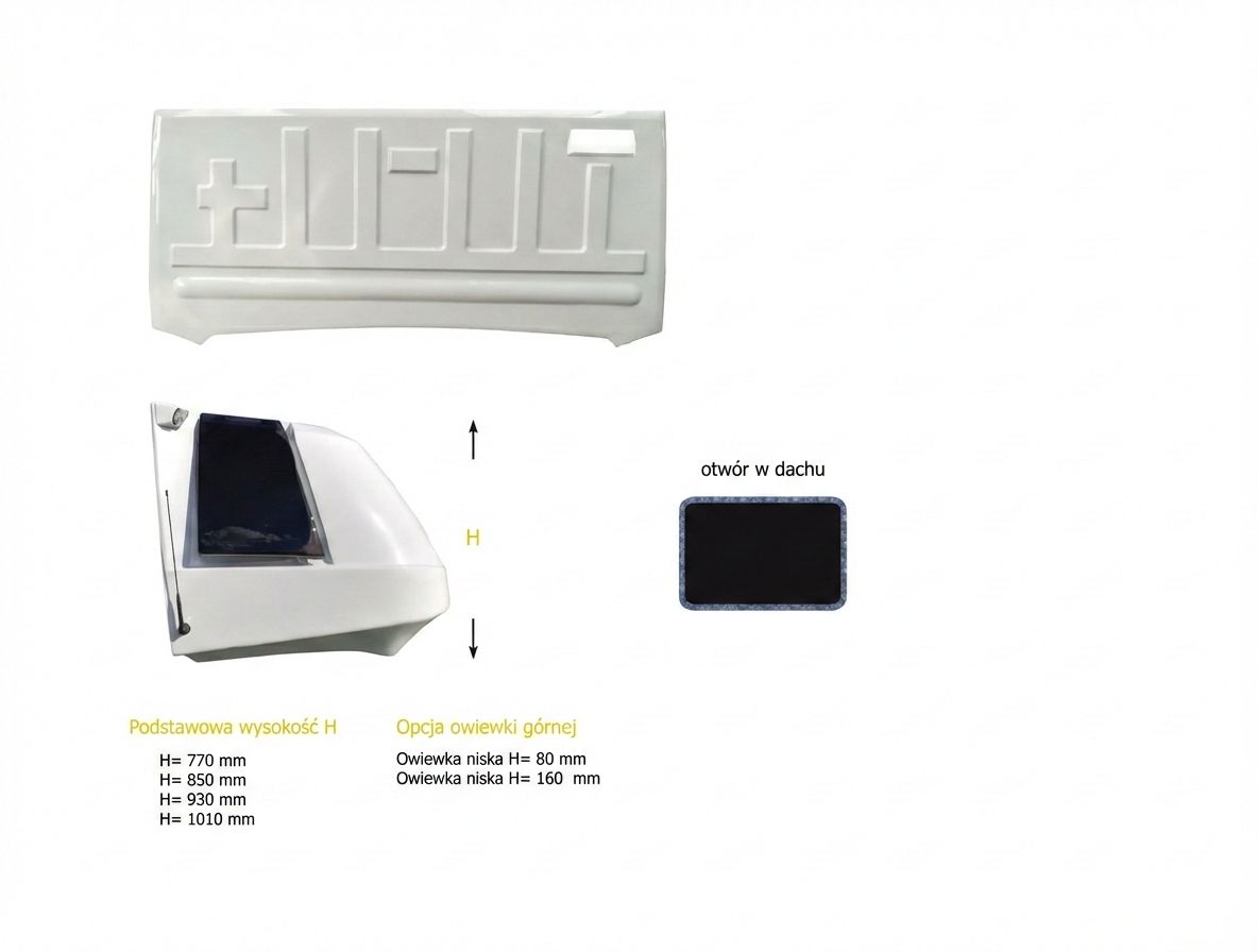 Kabina dachowa Ford Transit – widok 3