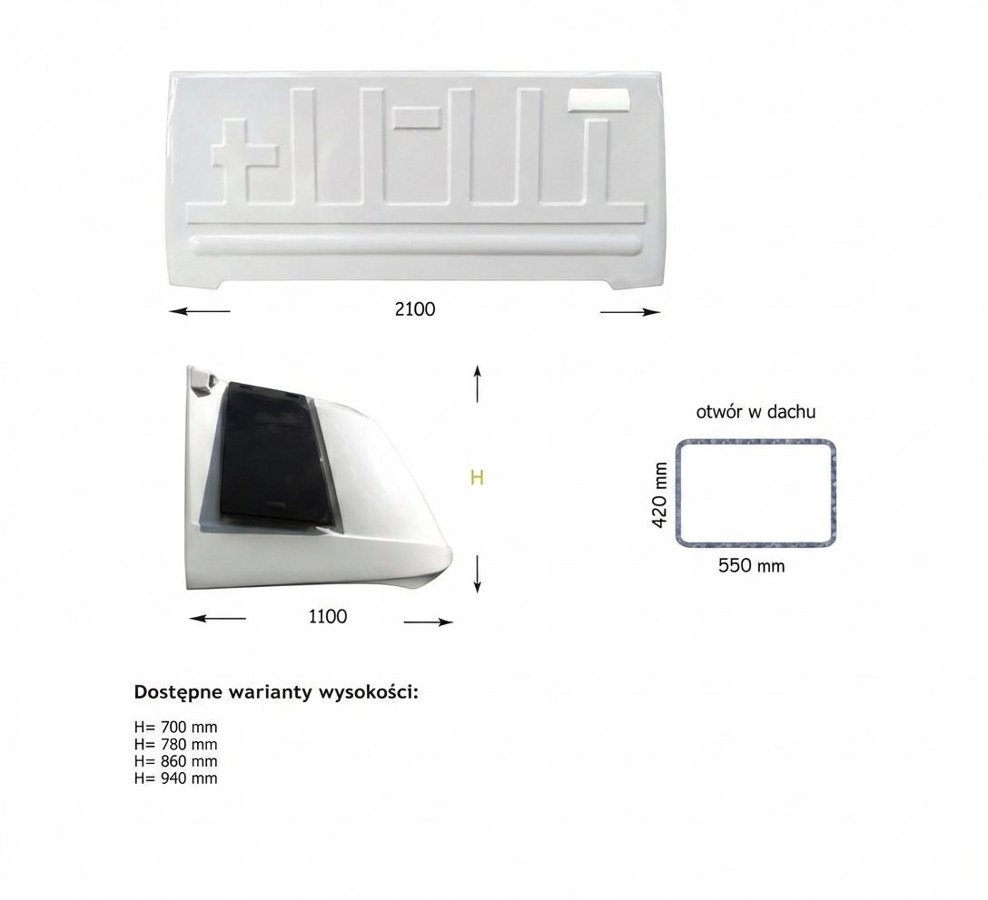 Kabina górna VW Crafter – widok 2
